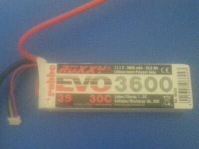 Robbe - Batteria Li.Po 3S 3600 mAh 11,1 V Cod. 1-6624