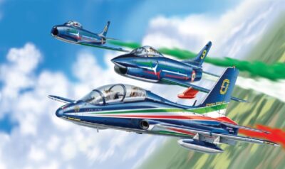 Italeri - Aerei Freccie Tricolore 50° Anniversario P.A.N. 1/72 Cod. 1297